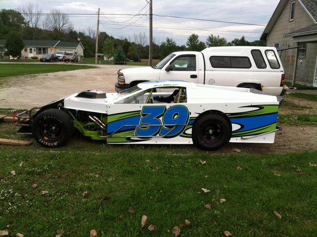 Loading up for the first practice session