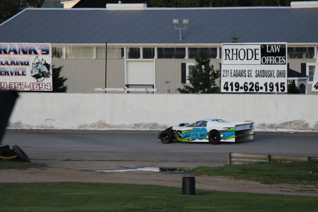 And down the back-stretch